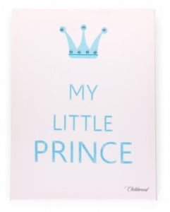 Obrazek My Little Prince biało-niebieski 30x40cm