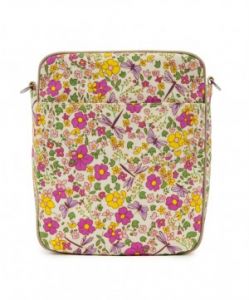 Torba Pink Lining Out and About Mini Messenger Cottage Garden