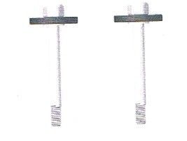 Rear shock shaft and piston 2 pcs - 10390