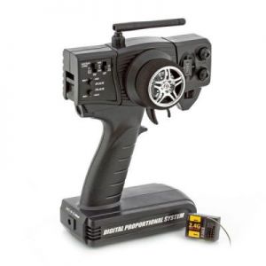 Radio pistoletowe 2CH 2.4GHz + odbiornik 4CH