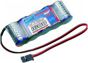 LRP 6V NiMH 1600mAh JR - Płaski