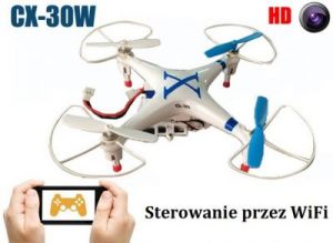 Cheerson CX-30W BNF (moduł Wi-Fi, Android / iOS, kamera FPV 0.3MP, zasięg 30m)