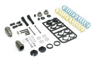 Threaded Buggy BB Shock Set F (1.4mm Yellow) (1.5mm Blue) BB-11-YE